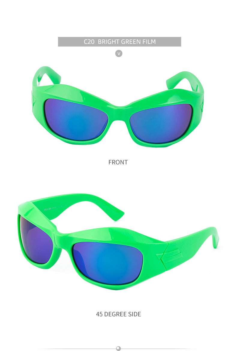 Steampunk Style Y2K Sunglasses for Men Cycling Sports Sunglasses for Women Wholesale