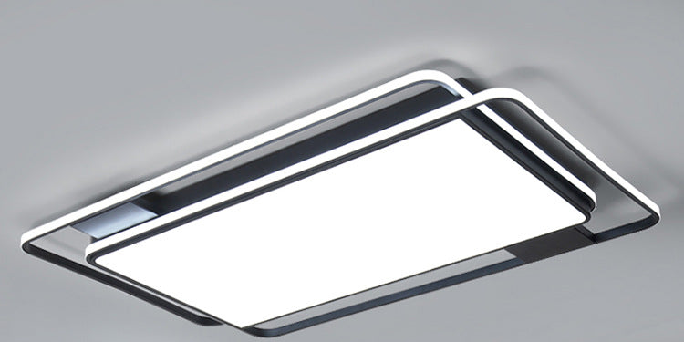 Ceiling Lamp led Living Room Lamp Rectangular Elegant Home Modern Simple Bedroom Lamp Whole House Lighting Set Combination