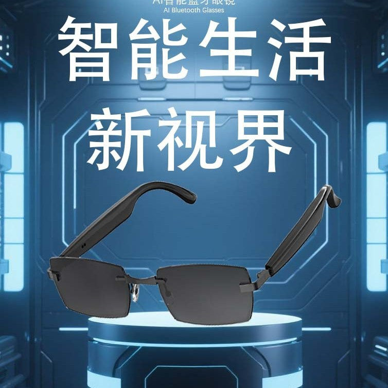 Source Manufacturer ai Smart Glasses Translation Bluetooth Call Lightweight Battery Life Wearable Device Dropshipping