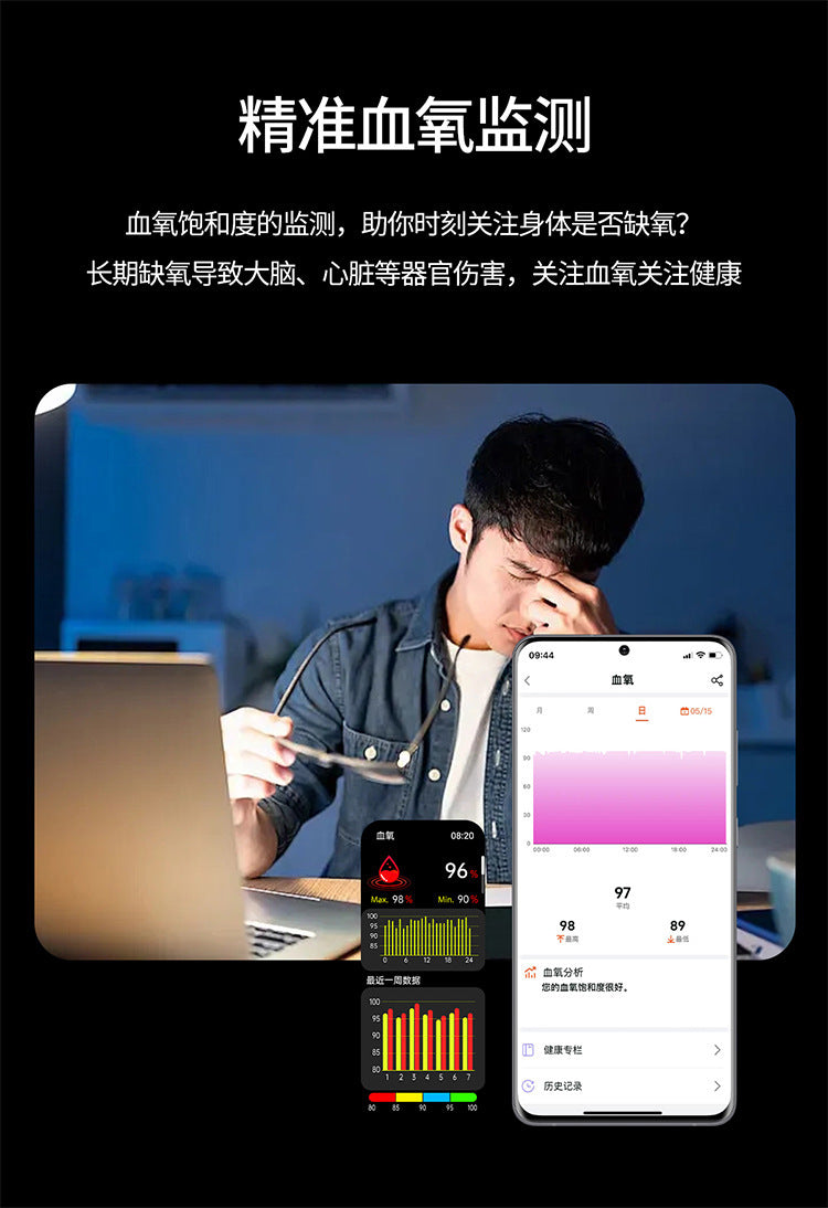 s11Air Pump Type Precision Blood Pressure Smart Watch ECG Monitoring s18Blood Pressure Smart Watch Can Be Connected APP