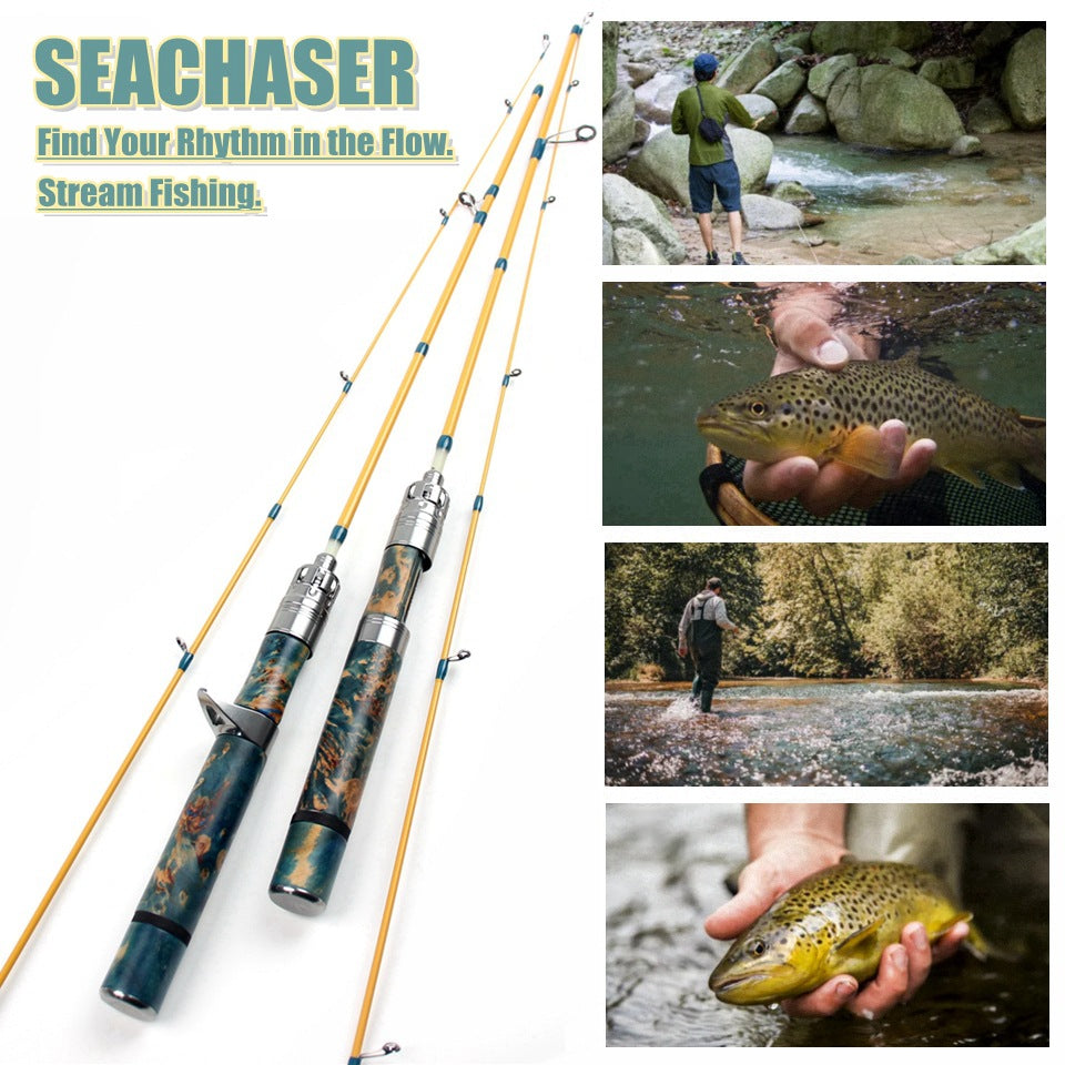 1.4MiXixiu Elastic Rod Ultra-Soft Portable Four-Section Lure Rod for Fishing Small Fishes Like Mouthfish and White Striped Fish Wholesale from Manufacturer