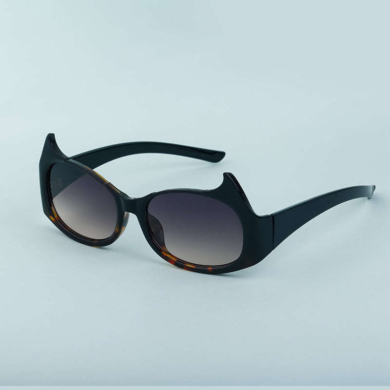 Personality Y2K Cat Eye Sunglasses Women's European and American New Trendy ins Street Style Sunglasses for Men Wholesale