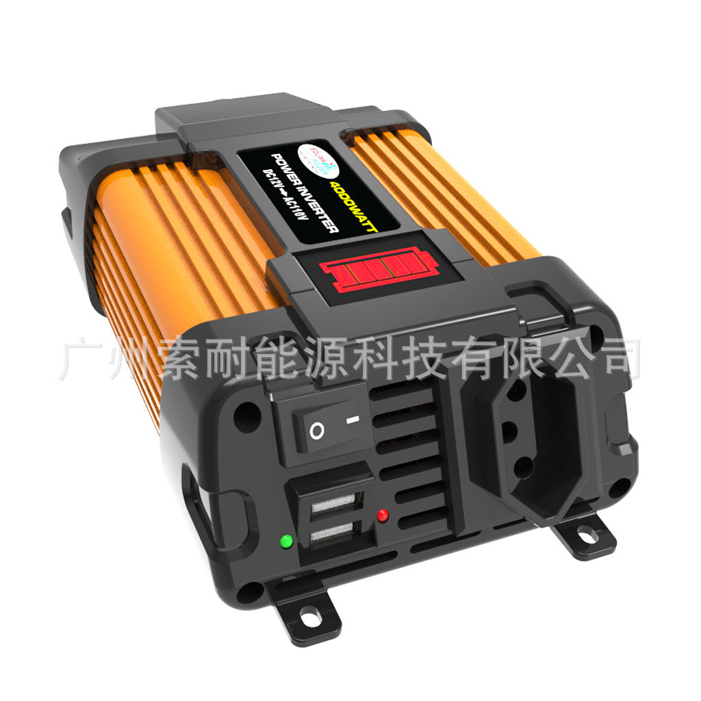 Vehicle Inverter300W/500W 12V Turn110V 220V Battery Level Indicator inverter