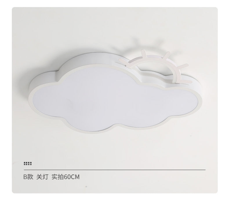 Cloud Lamp Full Spectrum Eye Protection Princess Room Children's Room Bedroom Lighting Personality Ceiling Lamp Modern Simple Cartoon