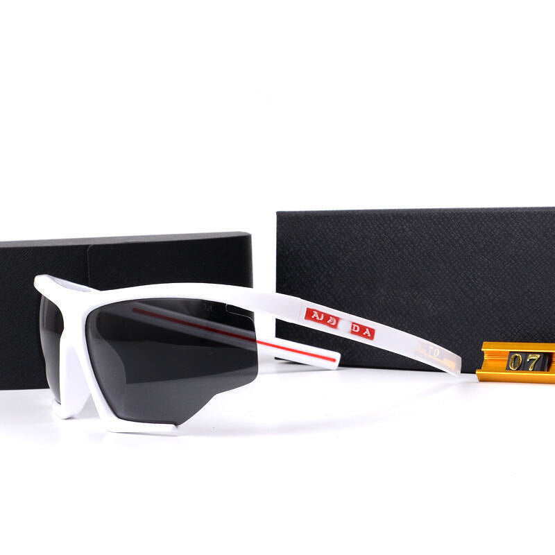 New p Home Sports Sunglasses European and American Internet Celebrity Driving UV Protection Cycling Windproof Goggles High-end Sunglasses