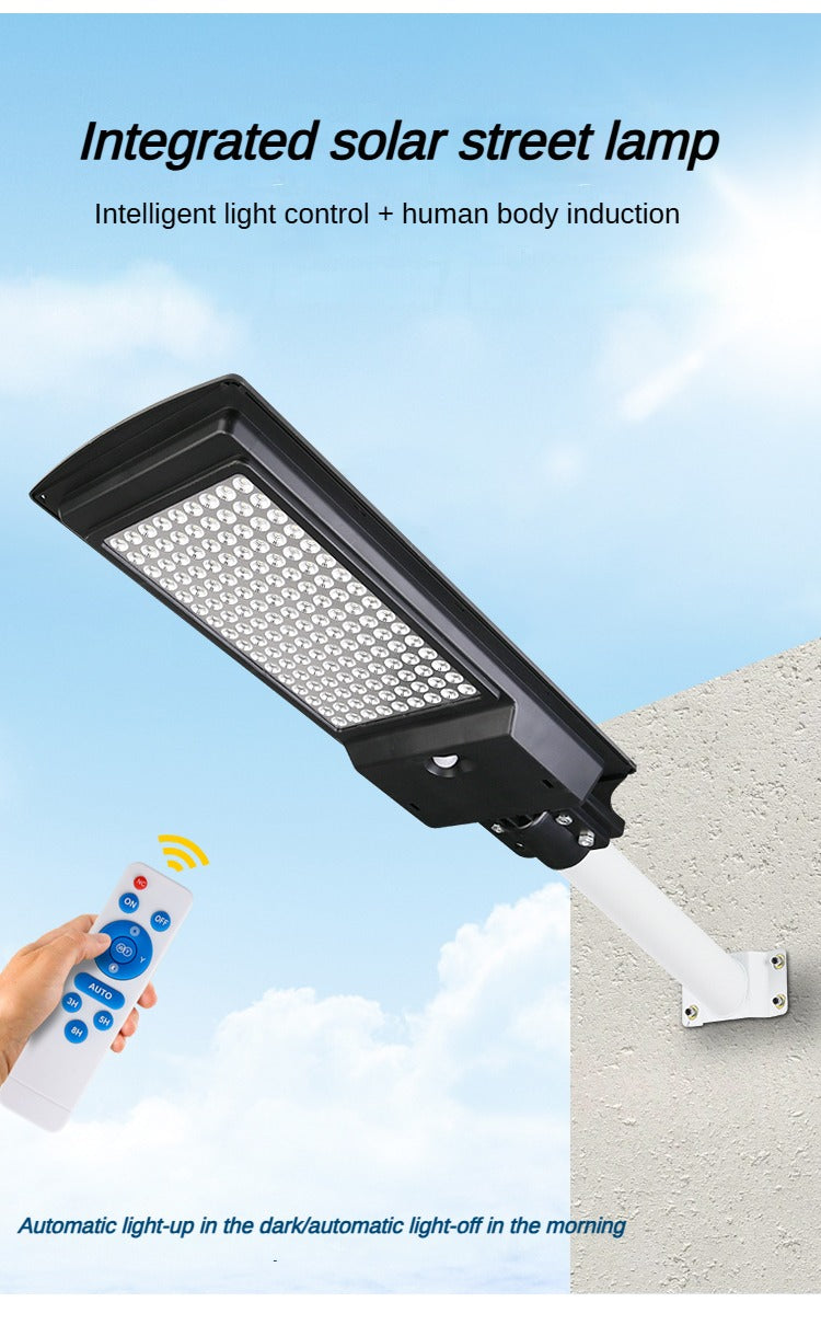 Professional Energy-Saving Waterproof Integrated Street Intelligent Human Sensing 200W Led Solar Street Light