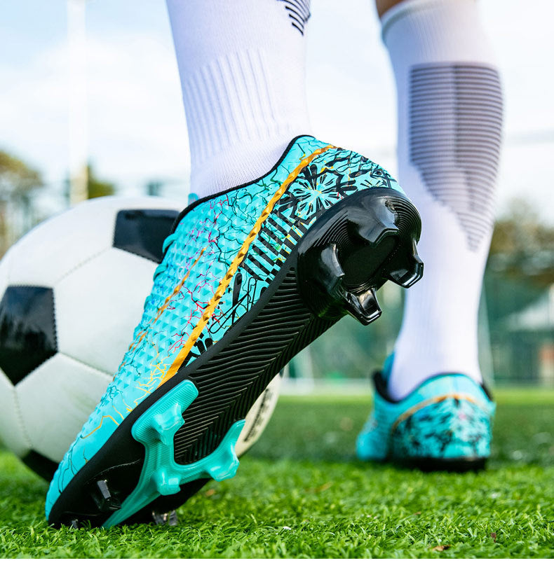 New professional football shoes for men and women AG Spike TF Broken Nail Youth Student Grassland Competition Training Shoes