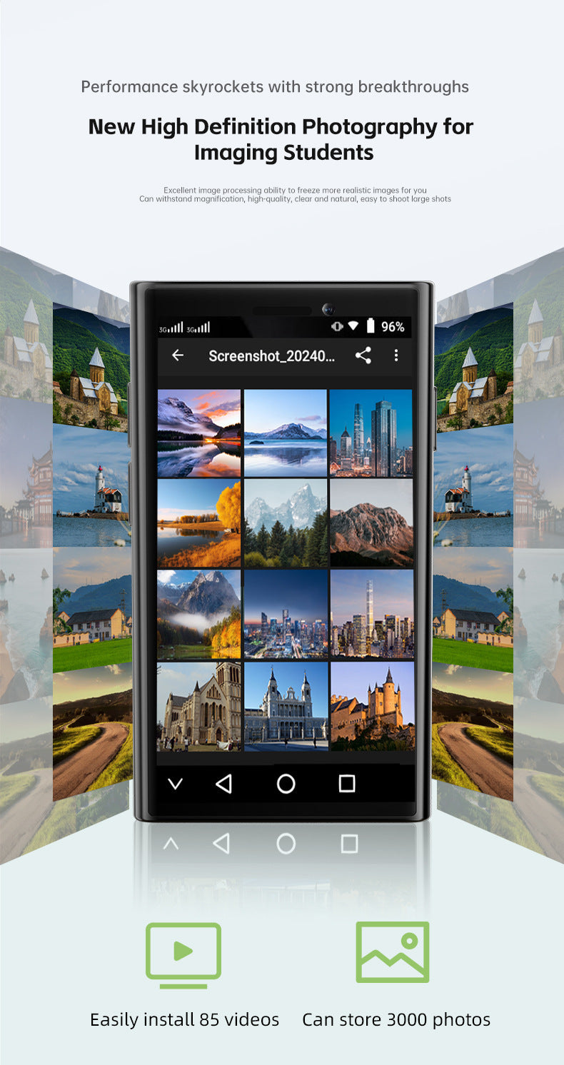 XS24pro Mini Mobile Phone3.0Inch Android Quad-Core Backup Ultra-Small Pocket Traditional Chinese Foreign Language