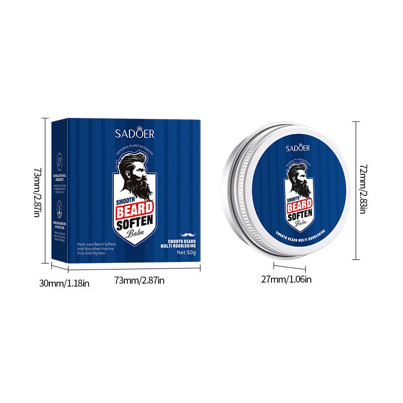 Full English Beard Care Serum SADOER Men's Beard Care Solution30ml  Foreign Trade Wholesale