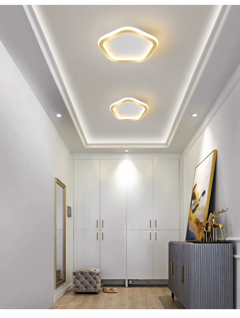 Nordic Corridor Entrance Hallway Light Simple Modern Creative Cloakroom Light led Balcony Small Ceiling Light Fixture