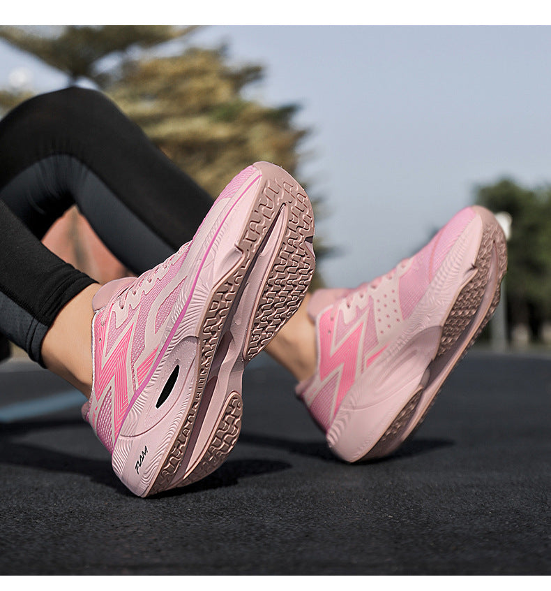 Summer New Mesh Breathable Carbon Plate Ultra-light Sports Shoes for Teenagers Couples Casual Fashion High Elastic Soft Sole Running Shoes
