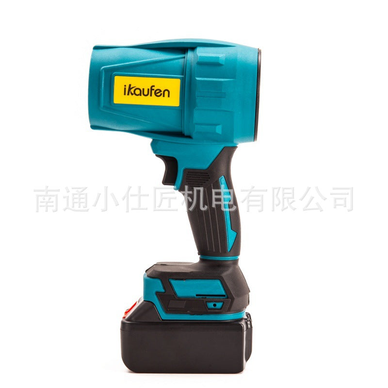 Brushless Blower70mm Lithium Battery Blower Turbo Ducted Industrial Dust Removal Powerful Air Blower Two Batteries One Charger