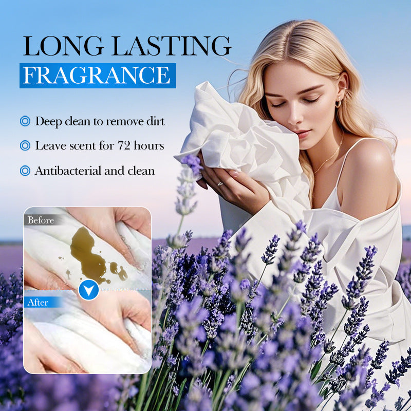 Cross-border Lavender Antibacterial Laundry Detergent500ml Fragrance Cleaning Clean Clothing Export Manufacturer Wholesale