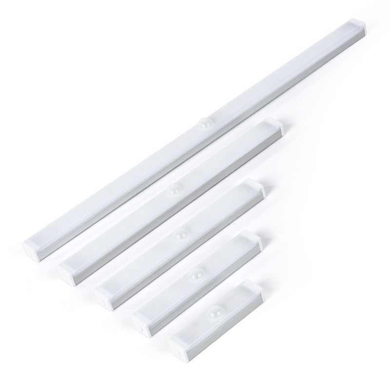 Intelligent Human Body Sensor led Rechargeable Strip Light Wiring-free Magnetic Self-adhesive Cabinet Wardrobe Light Strip