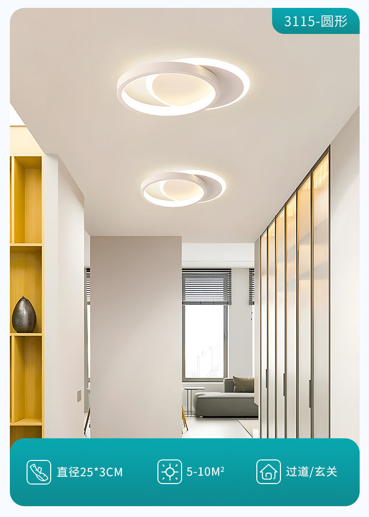 Aisle Light Corridor Light Entrance Light Nordic Style Entrance Hall Stair Light Cloakroom Simple Modern Ceiling Balcony Light