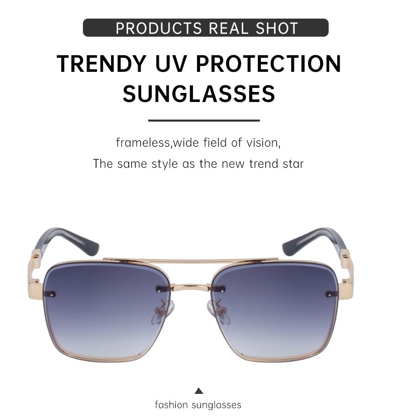 2025Retro Glasses Men Driving Sunglasses Square Frame High-end Men's Sunscreen Sunglasses Premium sunglasses