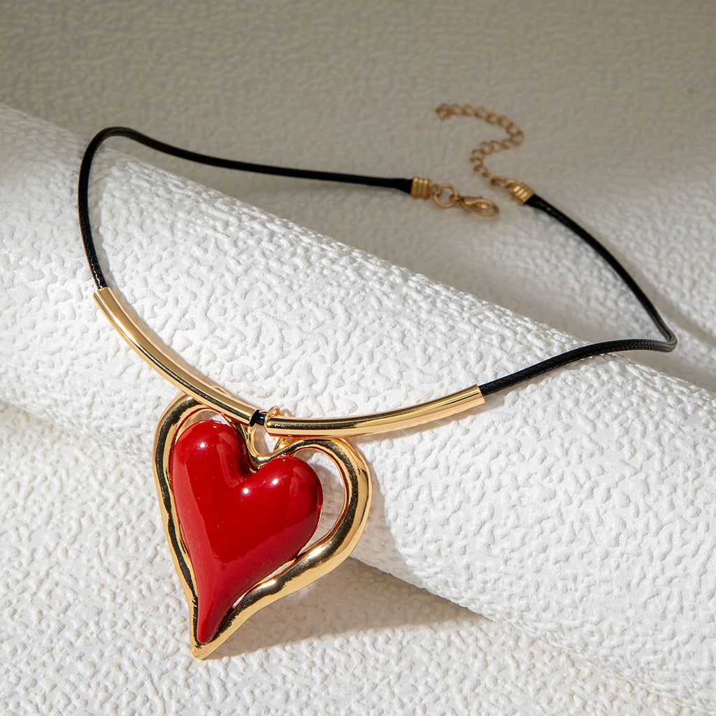 European and American New Style Personality Mesh Round Pendant Necklace for Women Elegant Simple Textured Round Pendant Rope Chain Necklace