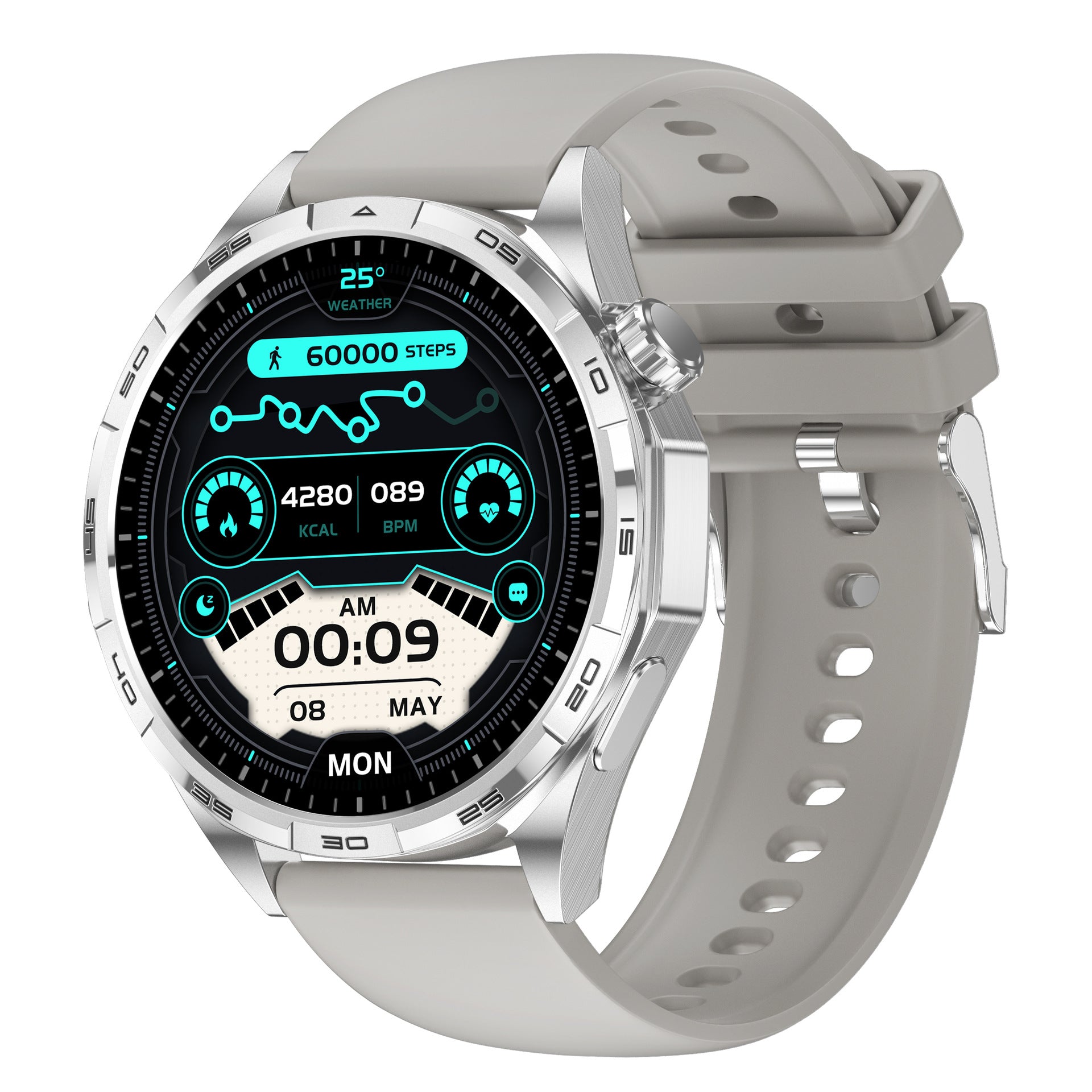 Watch6 Pro Smart Watch1.52inch Bluetooth Call, Heart Rate Monitor, Pedometer, Sleep, Message Reminder, Sports