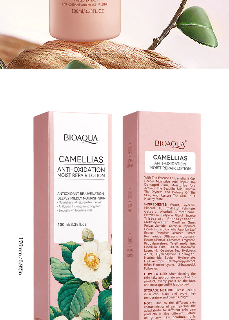 Camellia Lotion100ml BIOAOUA Moisturizing and Hydrating Body Lotion Cross-Border Wholesale