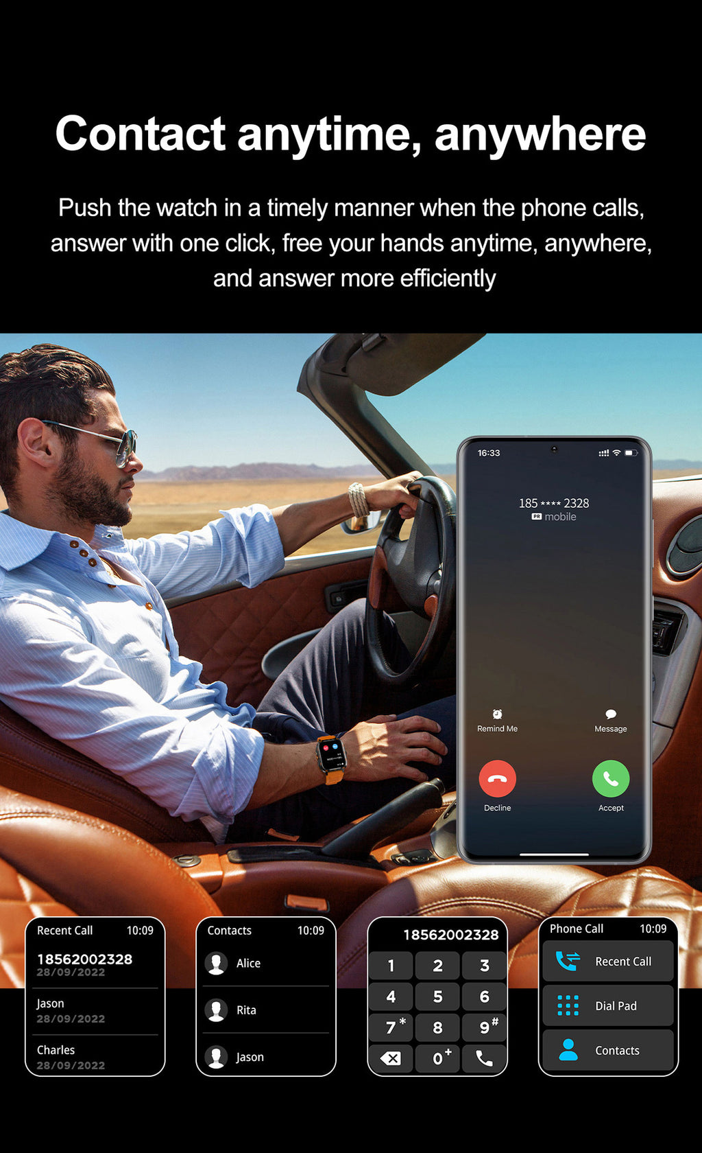 ZW59Smart Watch Bluetooth Call True Heart Rate Step Sleep Monitoring Blood Pressure Message Reminder Flashlight Sports