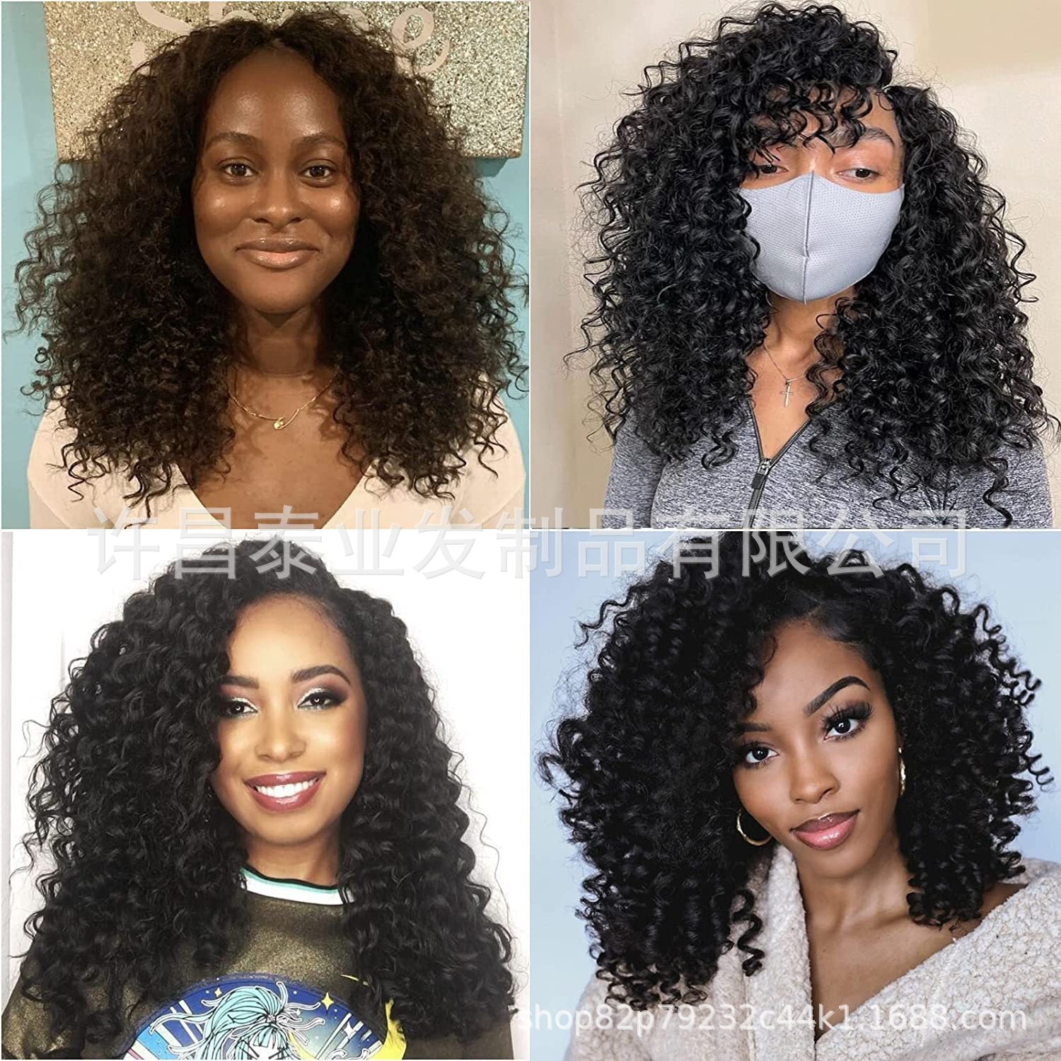 European and American Foreign Trade Cross-Border Wig African Curl Dreadlocks Crochet Hair GoGo Curl Crochet Hair Wig