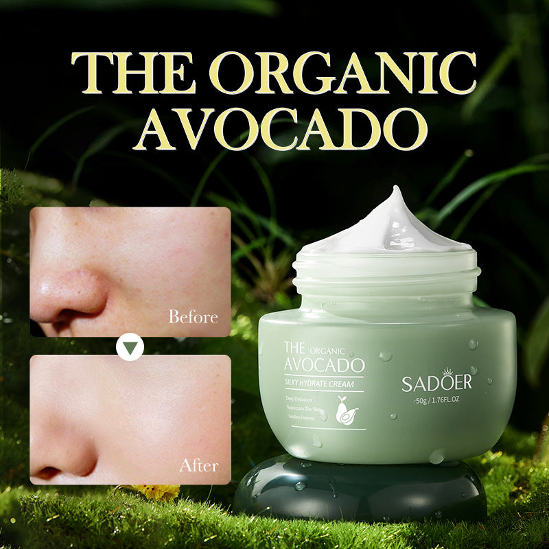 Avocado Face Cream SADOER Silky Hydrating Refreshing Non-Sticky Moisturizing Cream Cross-Border Wholesale