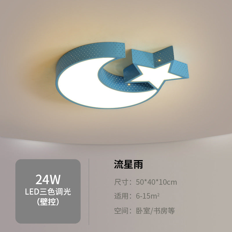 Children's Room Bedroom Lamp Boys Girls Pink Creative Cartoon Ceiling Lamp Cozy Romantic Room Lamp Master Bedroom Lamp