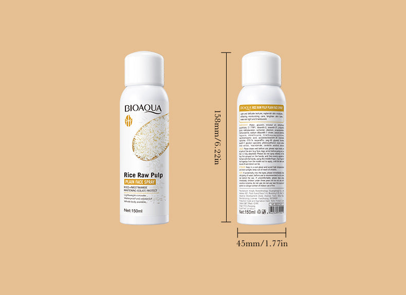 Full English Rice Skincare Set BIOAOUA Rice Puree Series Six-Piece Set Box  Wholesale