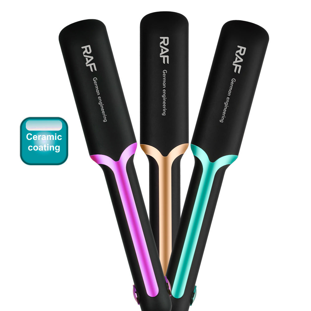 RAF EU Standard Hair Straightener Negative Ion Hair Straightener Home Use Volumizing Hair Root Straightening Iron Hair Styling Curling Iron