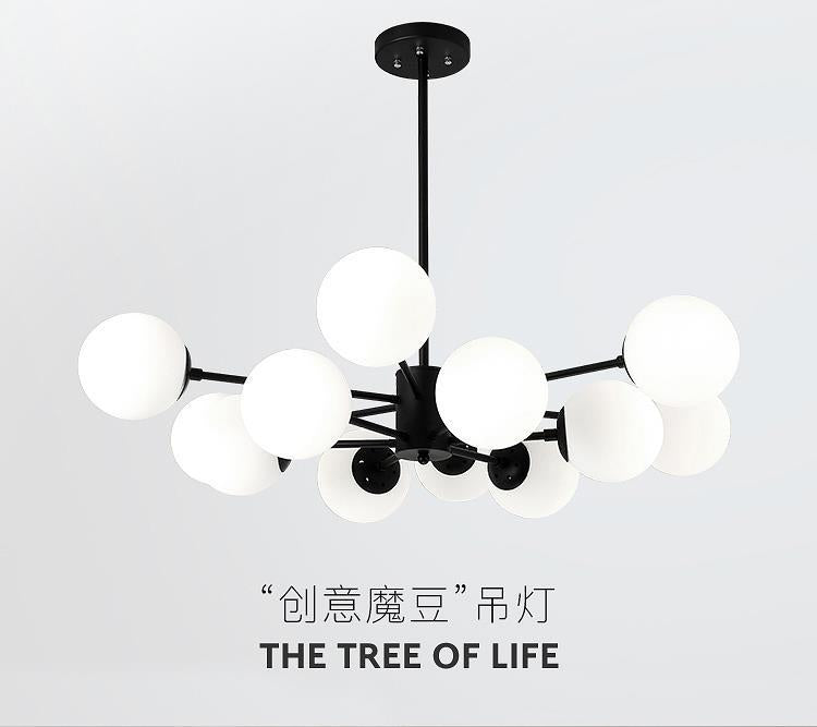 Magic Bean Pendant Light Nordic Dining Room Light Modern Simple Room Master Bedroom Light Creative Living Room Light Elegant Home Wholesale