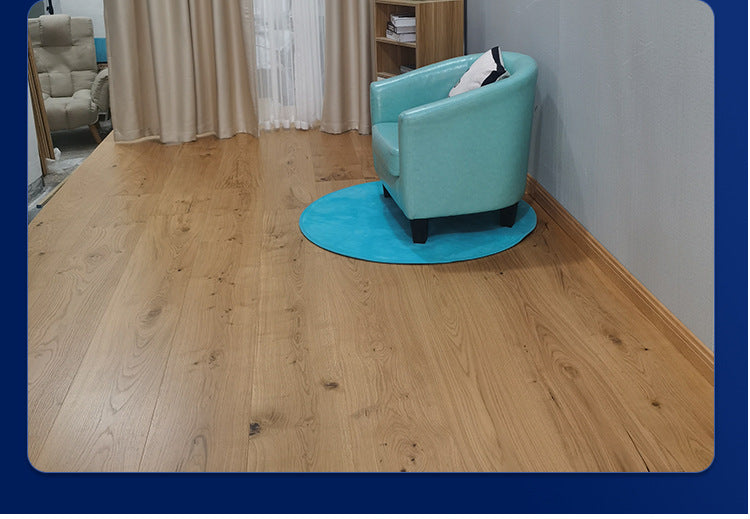 Door-to-Door Installation Old Three-Layer Large Board Pure Three-Layer Solid Wood Floor Oak Log3.0-4.0mm Underfloor Heating