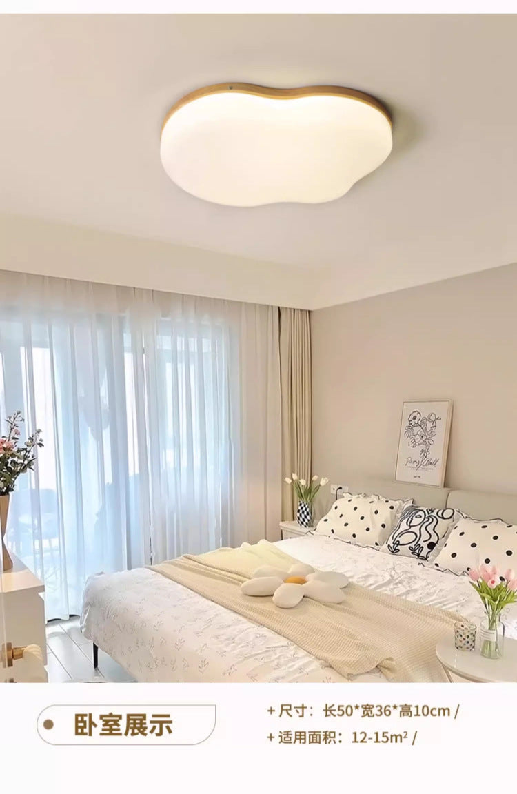 Bedroom Ceiling Lamp Modern Minimalist Irregular Cloud Study Lamp Nordic Art LED Master Bedroom Room Full Spectrum