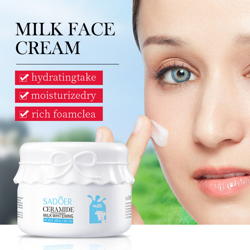 Breast Enhancement Cream120g SADOER Milk Whitening Hydrating Moisturizing Face Cream Cross-Border Wholesale