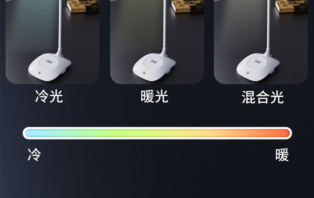 Customized Eye Protection Desk Lamp Wireless Mobile Phone Charging Reading Lamp usb Smart Folding Desk Lamp ins Wholesale Study Desk Lamp