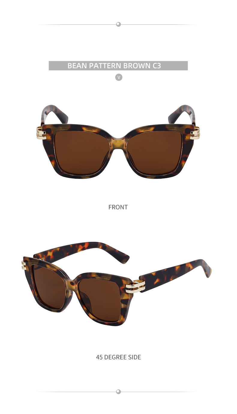 Sunglasses European and American Fashion Square Frame Sunglasses Men's Style Sunglasses Wholesale Glasses sunglasses