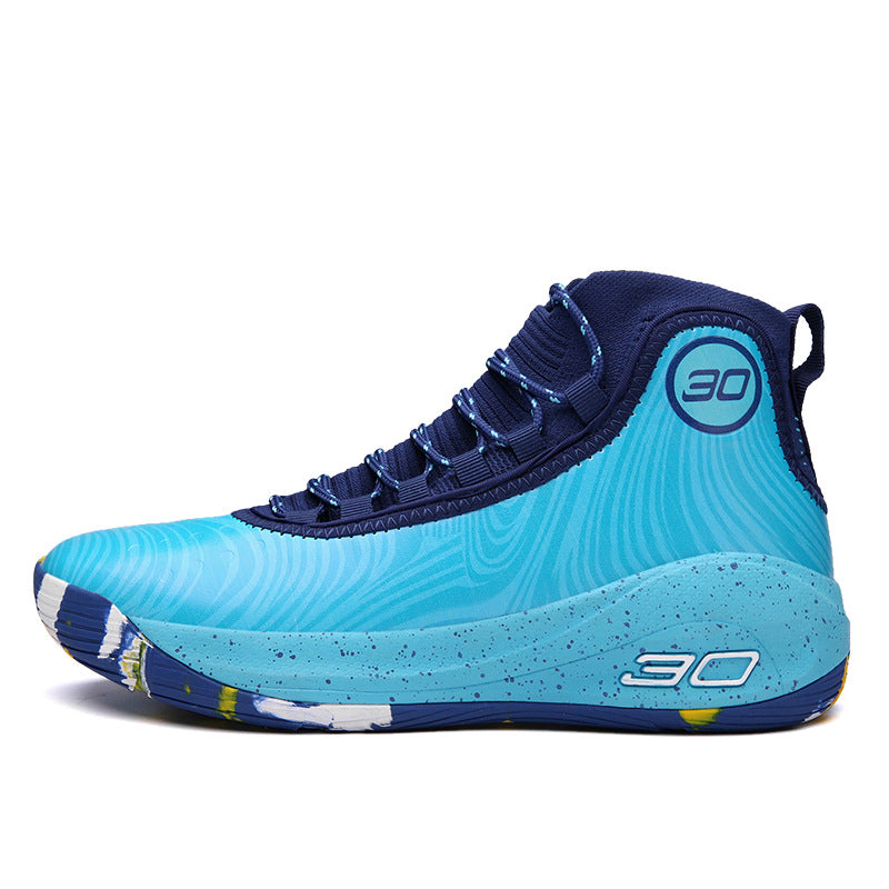 2025New Youth Support Shock Absorption Wear-Resistant Non-Slip Sports Shoes Men's fashion Soft and plaid Basketball Shoes