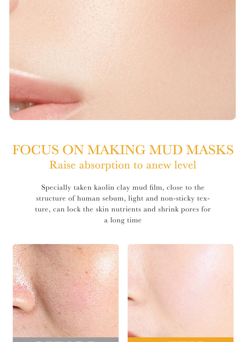 Cleansing Mask BIOAOUA Cucumber Pore Cleansing Smear-On Portable Mud Mask  Foreign Trade Wholesale