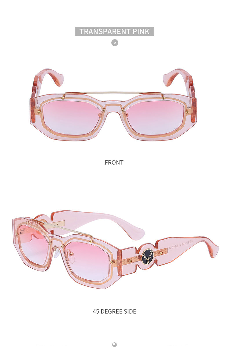 European and American Small Frame Sunglasses for Women UV Protection European and American Internet Celebrity Sunglasses for Women INS Wholesale