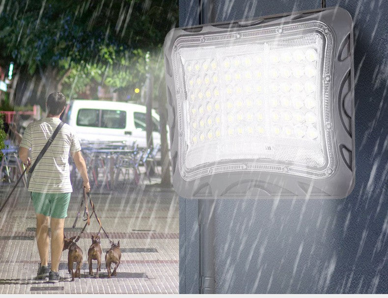 2025 New Solar Outdoor Light Three-Sided Bright Split Floodlight Garden Community Road Lighting Waterproof LED Street Light