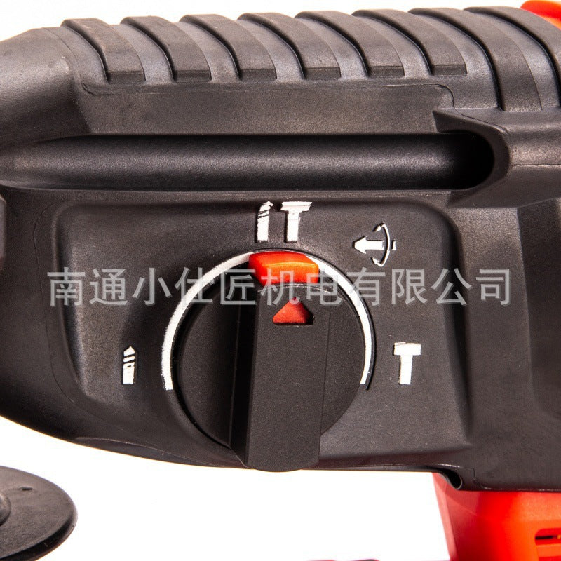Custom Cross-Border Trade Brushless Lithium Battery Rechargeable Multi-Function High-Power Concrete Stone Electric Hammer Wholesale