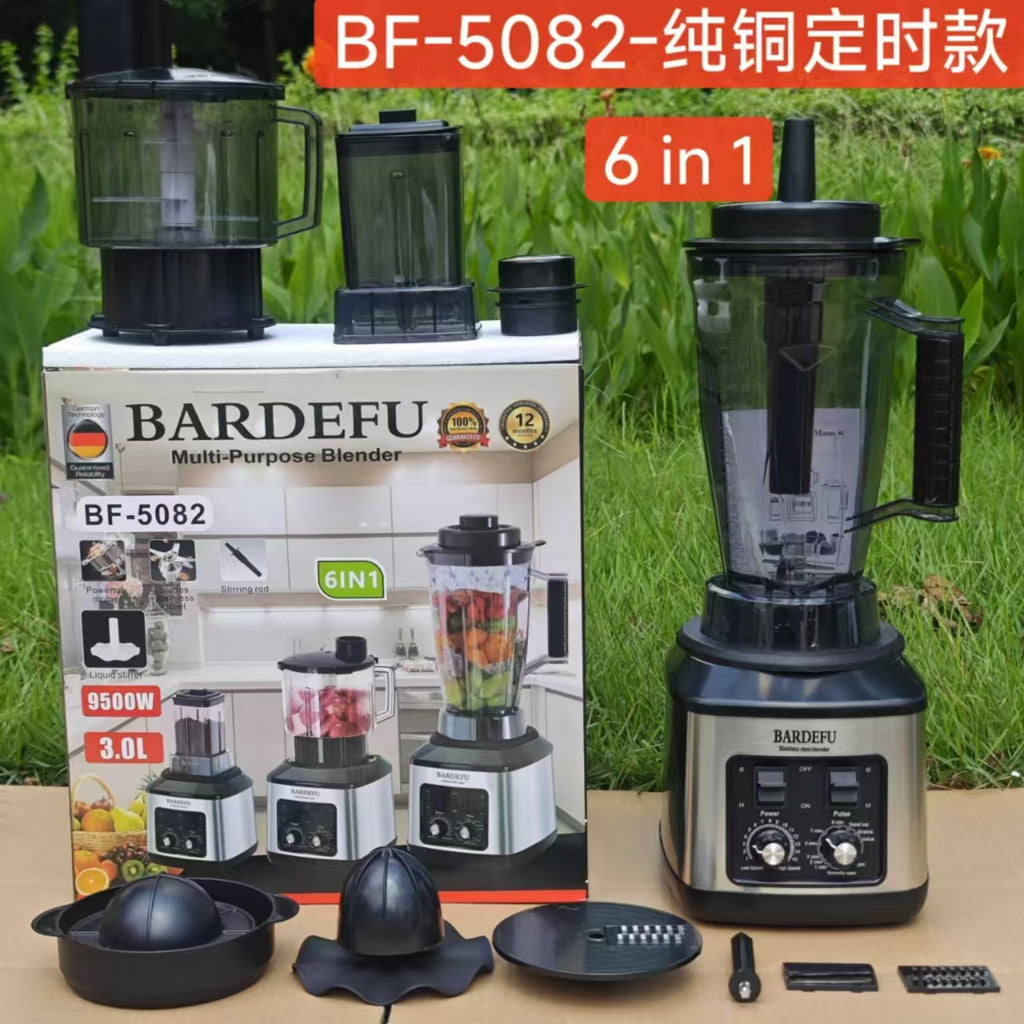 4L8in1blender Stainless Steel High-Power Pure Copper Blender Meat Grinder Ice Crusher Juicer Blender