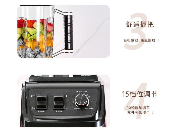 3L8in1blender  North America Europe Africa Stainless Steel Metal Blender Juicer Meat Grinder Multi-Functional