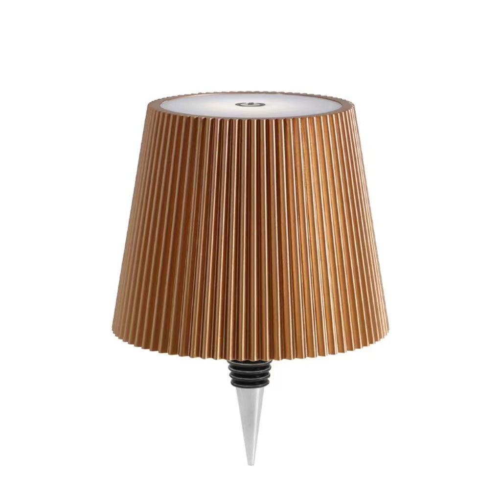 rechargeable desk lamp striped plug-in wine bottle lamp RGB Three-color Amazon  Touch Ambient Light Manufacturer