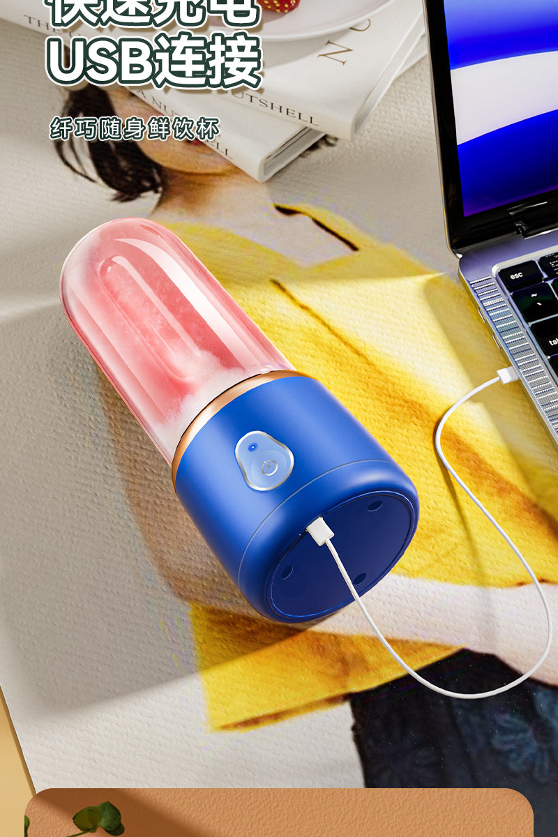 Electric New Portable Juicer Fruit Juice Maker Multifunctional Fruit and Vegetable Juicing Cup Small Mini Blender Cup