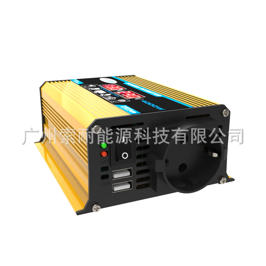 Tang Dynasty Second Generation Car Inverter300W 12V Turn110V 220V Voltage Display Export inverter