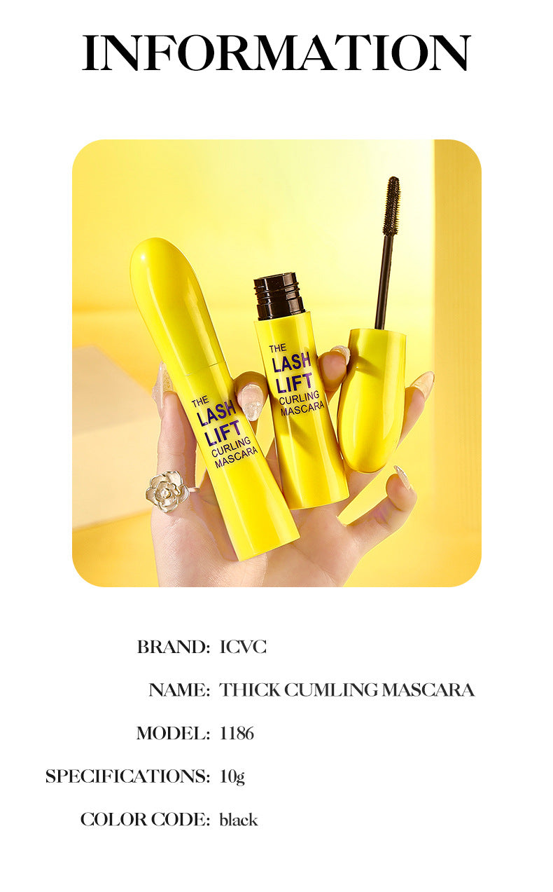 Makeup ICVC1186Mascara Curling Lengthening Dense Smudge-Resistant Packaging AliExpress Beauty