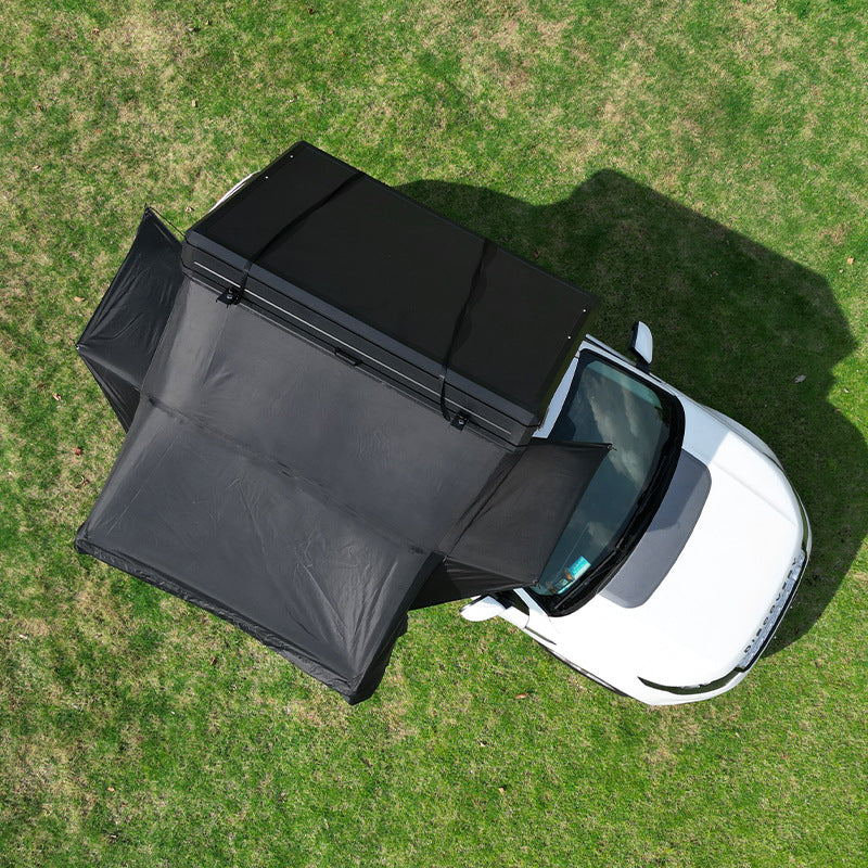 New Full Aluminum Alloy Roof Tent Car Travel Hard Shell Car Tent Outdoor Camping Self-Driving Tour Roof Tent