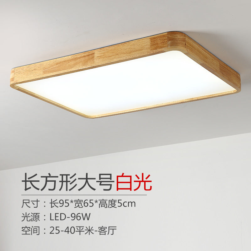 Log led Ceiling Lamp Living Room Balcony Tatami Wabi-Sabi Style Japanese Style Wood Art Corridor Nordic round bedroom