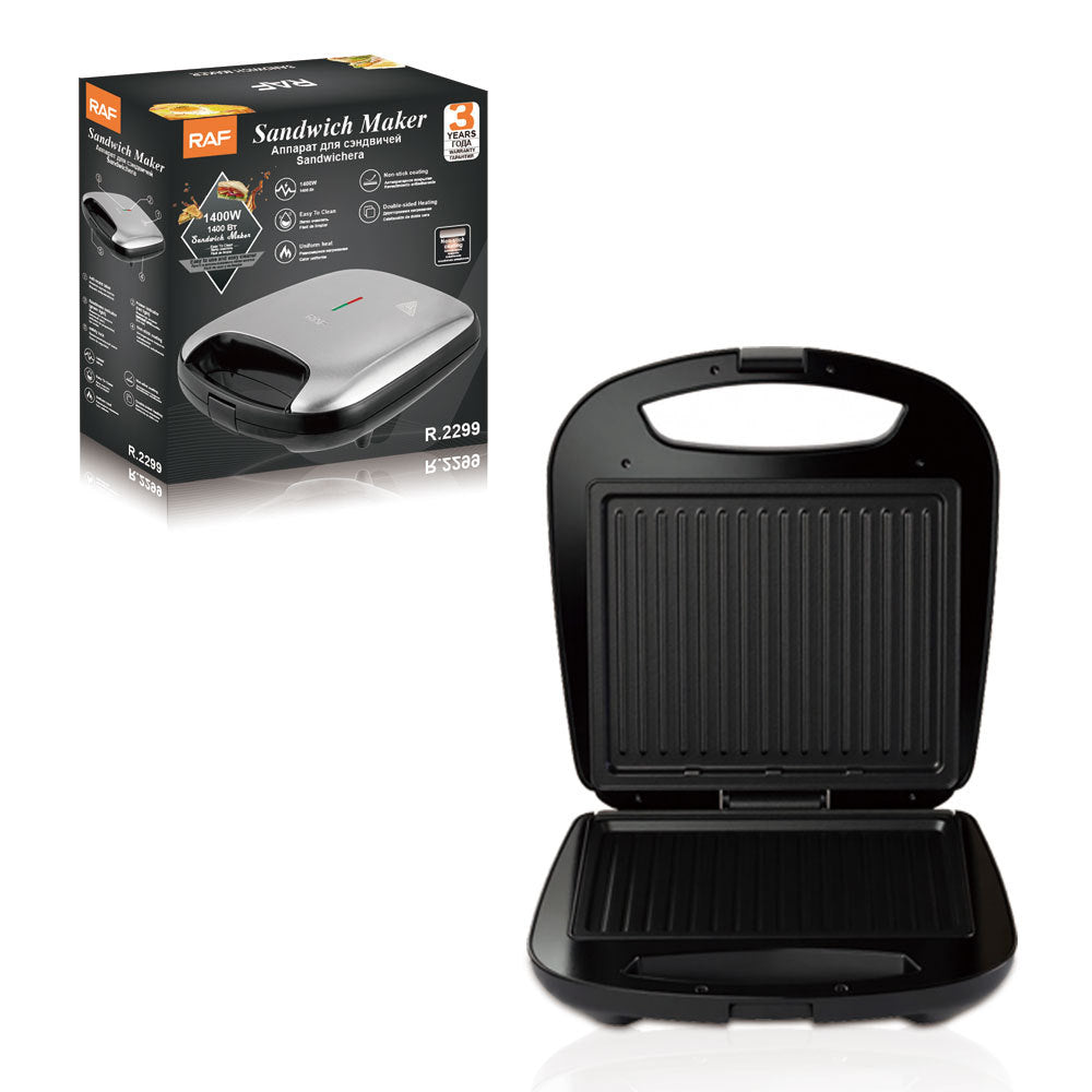 RAF European Standard Breakfast Maker Grilled Meat and Sausages Toaster Steak Grill Home Sandwich Maker R2299