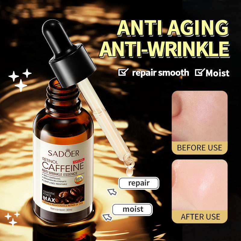 Full English Retinol Caffeine Serum30ml SADOER Hydrating, Moisturizing, and Nourishing  Wholesale